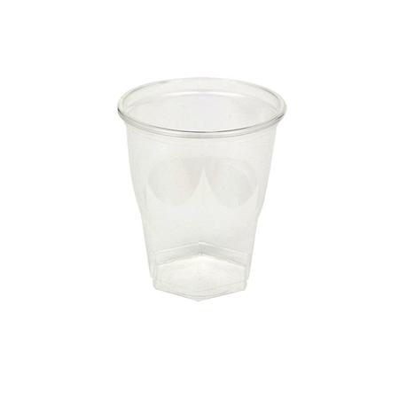 Vasos Plasticos Cristal Platino 250cc. x10