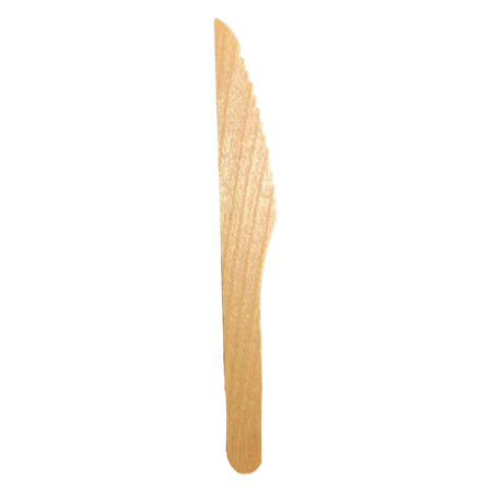 Cuchillo Ecológico de Bamboo 17cm.x25 unidades