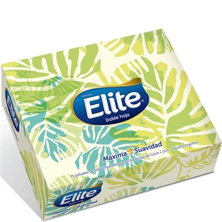 Pañuelos Tissue En Caja Elite x 75 u