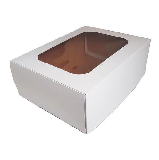 Cajas para Desayunos con Visor 33x25x12 Cm. - Papelera Flexipack - Embalajes  y Descartables