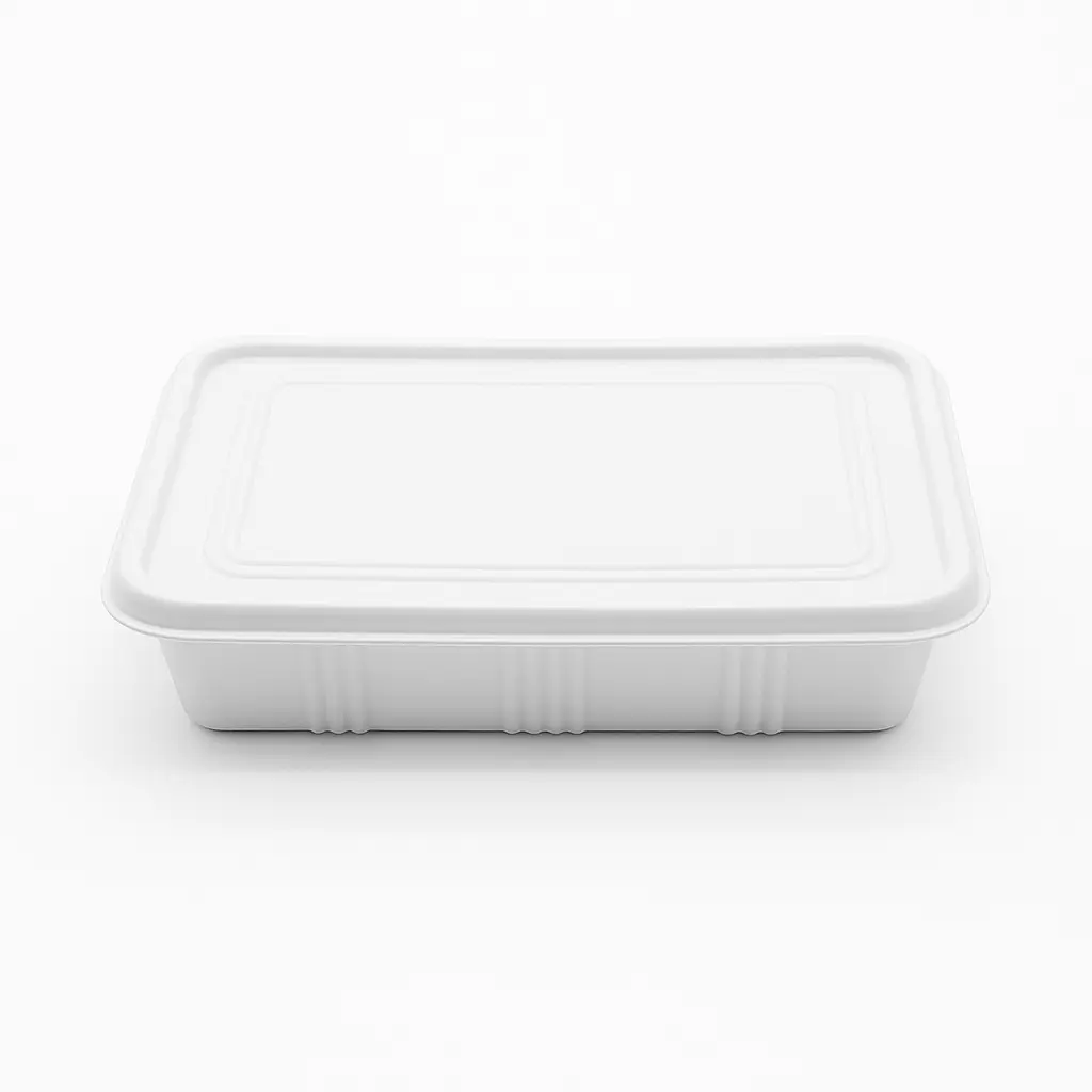 Bandeja biodegradable fecula de maiz tapa - medidas varias -