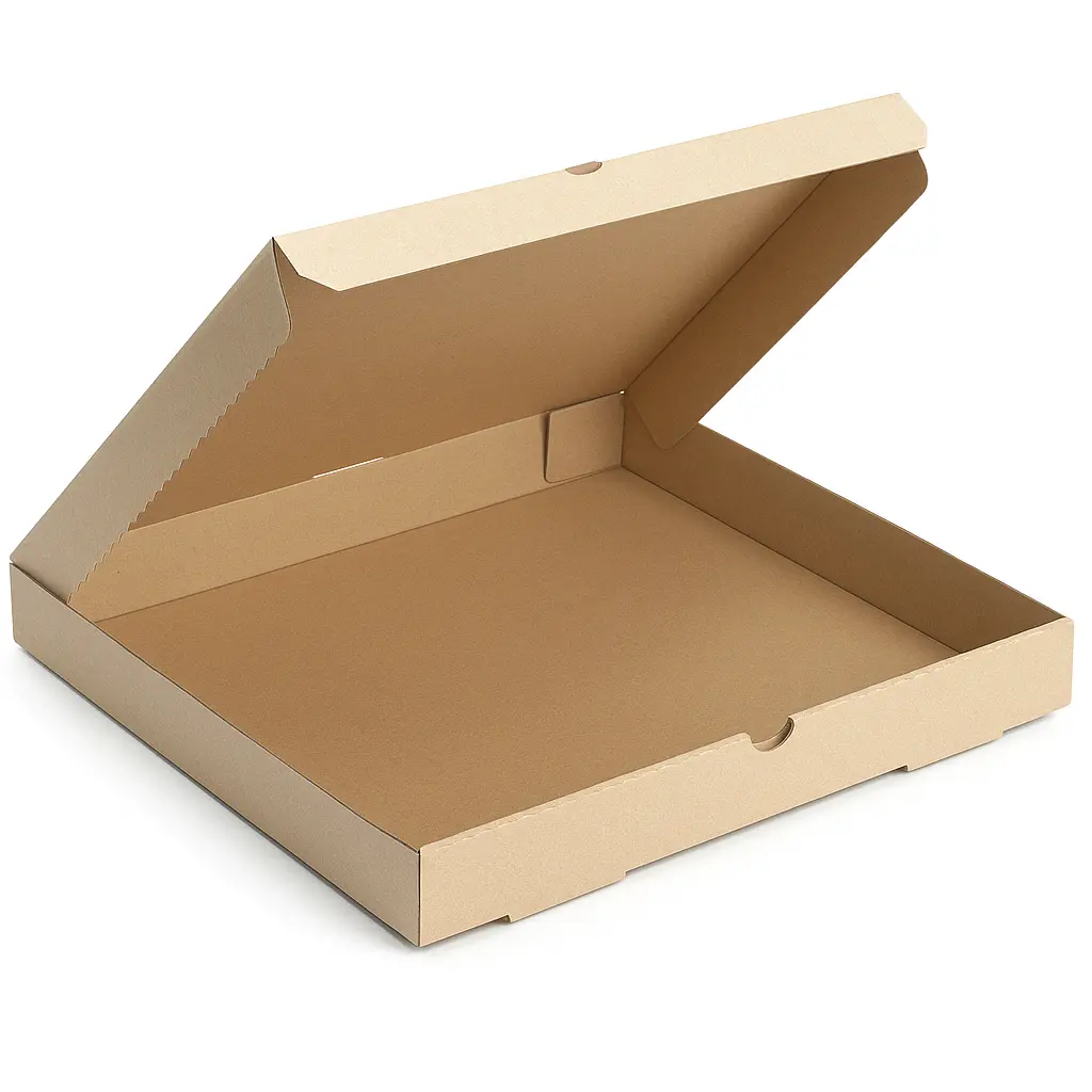 Cajas para pizza cartón microcorrugado marrón x50 u. - medidas varias -