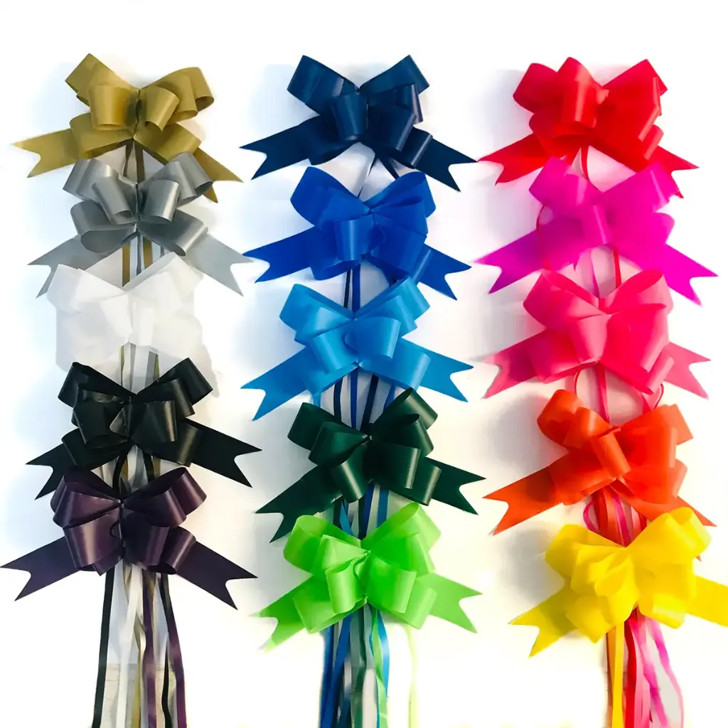 Moños magicos para regalo - colores y medidas variados -