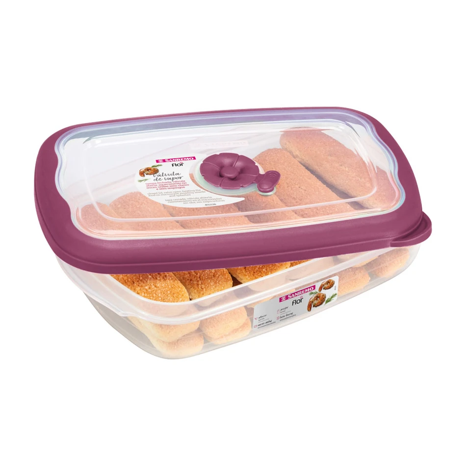 Contenedores herméticos Sanremo rectangular - medidas varias -