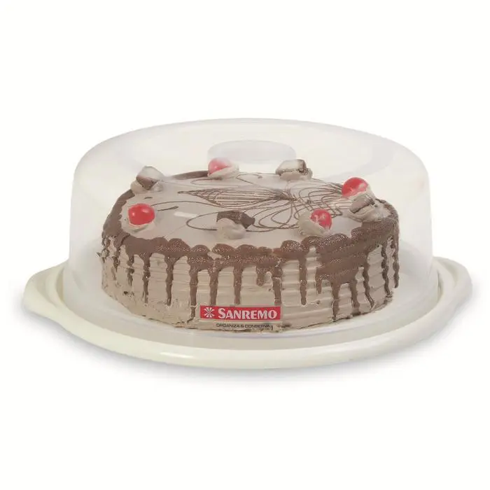 Campana para torta redonda plastica san remo 35cmx13cm