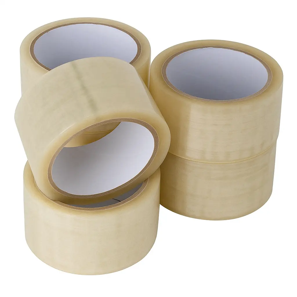 Cinta adhesiva para embalar transparente 45mm x90 u. metros