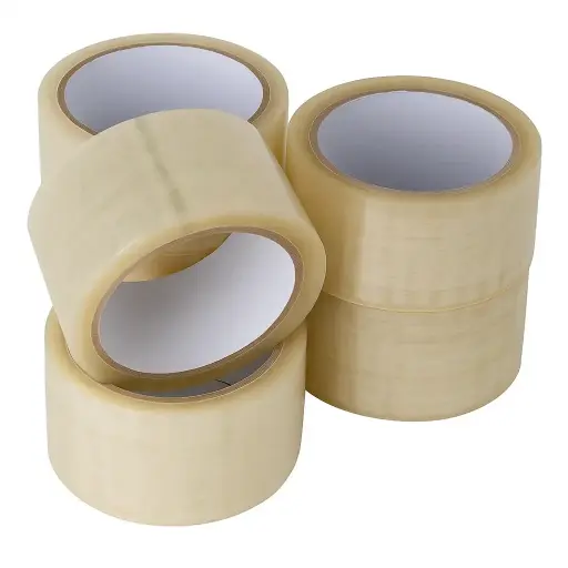 Cinta adhesiva para embalar transparente 45mm x90 u. metros