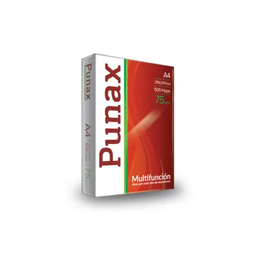 [RESMA4005] Resma papel a4 punax multifuncion 75gr x500 u. hojas