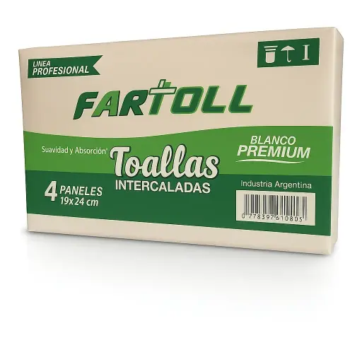 [TOI5020] Toalla intercalada blanca 4 pliegos x 1700gr